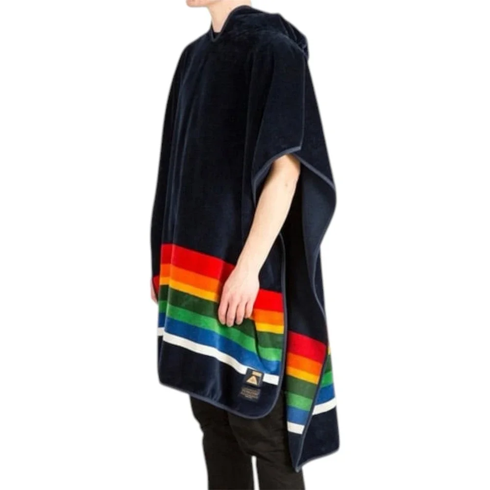 Poler Pendleton‎ Towel Poncho Crater Lake Hooded Surf Swim Beach Wearable